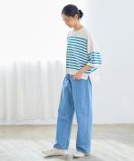 denim　ワイドストレート