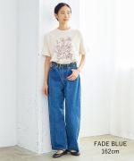 denim　ワイドストレート