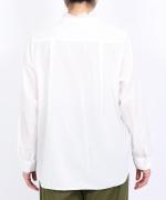 100/2ライトツイストボイル　スタンドフリルブラウス