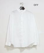 100/2ライトツイストボイル　スタンドフリルブラウス