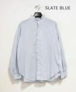 100/2ライトツイストボイル　スタンドフリルブラウス