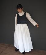 コットンリネンデニム 2wayベスト