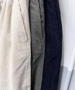 コーデュロイ コクーンパンツ