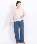 シアージャガード　ドットブラウス