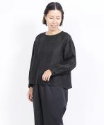 シアージャガード　ドットブラウス