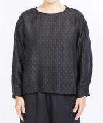 シアージャガード　ドットブラウス