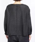 シアージャガード　ドットブラウス