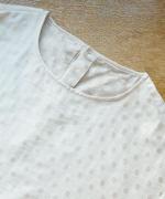 シアージャガード　ドットブラウス