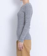 【在庫限りで終了】ガラガラテレコ　クルーネック