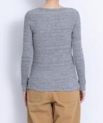 【在庫限りで終了】ガラガラテレコ　クルーネック