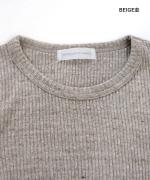 【在庫限りで終了】ガラガラテレコ　クルーネック