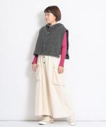 【在庫限りで終了】ガラガラテレコ　クルーネック