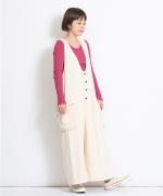 【在庫限りで終了】ガラガラテレコ　クルーネック