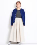 コットンテレコ　クルーネック