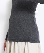 コットンテレコ　クルーネック