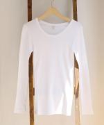 コットンテレコ　クルーネック