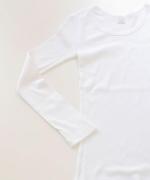 コットンテレコ　クルーネック