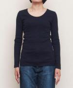 コットンテレコ　クルーネック