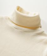 コットンテレコ　タートルネック