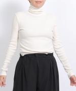 コットンテレコ　タートルネック