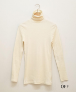 コットンテレコ　タートルネック