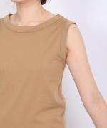 50/2ソフト天竺　ノースリーブトップス/タンクトップ