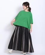 トロワ天竺　ワイドTシャツ