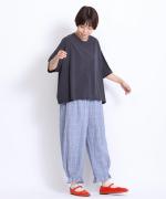 トロワ天竺　ワイドTシャツ