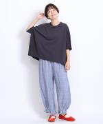 トロワ天竺　ワイドTシャツ