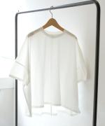 トロワ天竺　ワイドTシャツ