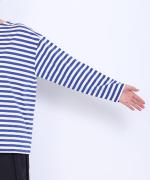 トロワ天竺ボーダー　バスクT