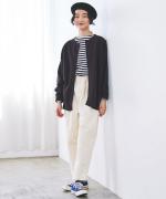 トロワ天竺ボーダー　バスクT