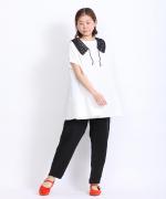 キャトルコットン　フレアプルオーバー