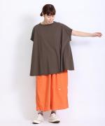 キャトルコットン　フレアプルオーバー