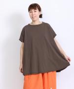 キャトルコットン　フレアプルオーバー