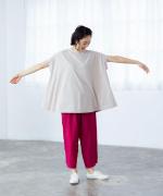 キャトルコットン　フレアプルオーバー