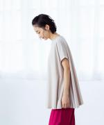 キャトルコットン　フレアプルオーバー