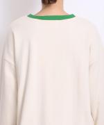 basic裏毛 ワイドプルオーバー