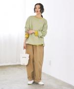 basic裏毛 ワイドプルオーバー