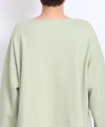 basic裏毛 ワイドプルオーバー