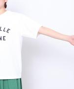 ドライコットン天竺 ロゴT