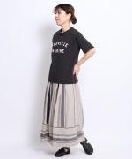 ドライコットン天竺 ロゴT