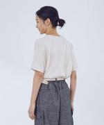 ドライコットン天竺 ロゴT