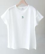 キャトルコットン　フレンチロゴT(pate a choux)