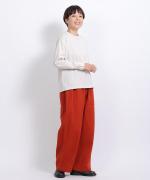 トロワ天竺　袖口フリル長袖