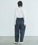 トロワ天竺　袖口フリル長袖