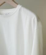 トロワ天竺　袖口フリル長袖