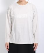 トロワ天竺　プレーンロンTロゴ(PAYSAGE ENNEIGE)