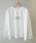 トロワ天竺　プレーンロンTロゴ(PAYSAGE ENNEIGE)