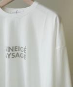 トロワ天竺　プレーンロンTロゴ(PAYSAGE ENNEIGE)